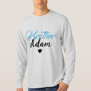T-shirt Nom moderne personnalisé Brother - Spécial Personn