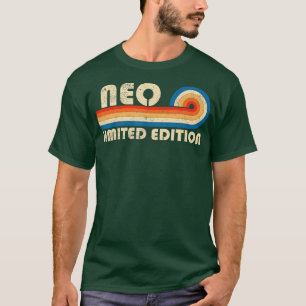 T-shirt Nom NEO Personnalisé Funny Retro Vintage Anniversa