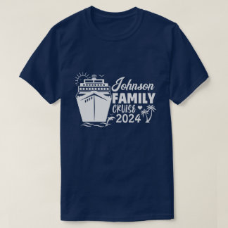 T-shirt Nom personnalisé Année Croisière Famille Correspon