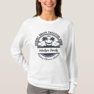 T-shirt Nom personnalisé Date Emplacement Correspondant Pl
