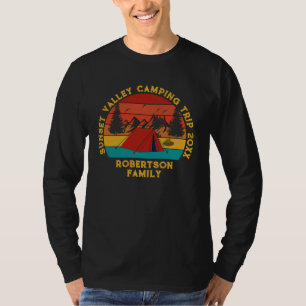 T-shirt Nom personnalisé Date Lieu Correspondant Famille C
