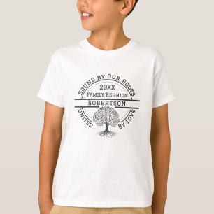 T-shirt Nom personnalisé Date Réunion de l'arborescence de