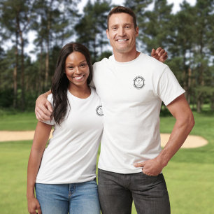 T-shirt Nom personnalisé de club de golf classique personn
