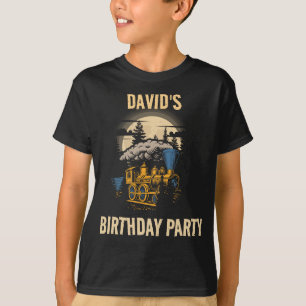 T-shirt Nom personnalisé de l'anniversaire de enfant du tr