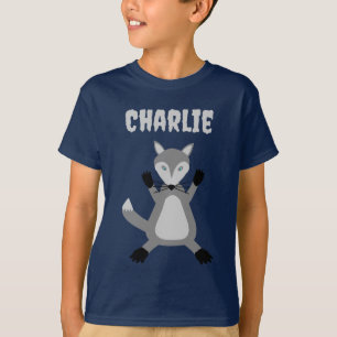T-shirt Nom personnalisé déplaisant Halloween Wolf