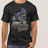 Nom personnalisé Dirt Vélo Rider Motocross Racing