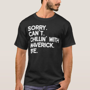 T-shirt Nom personnalisé drôle de premier nom Maverick ami