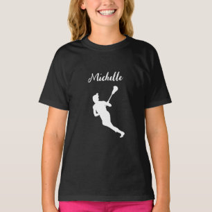 T-shirt Nom personnalisé du Lacrosse Player