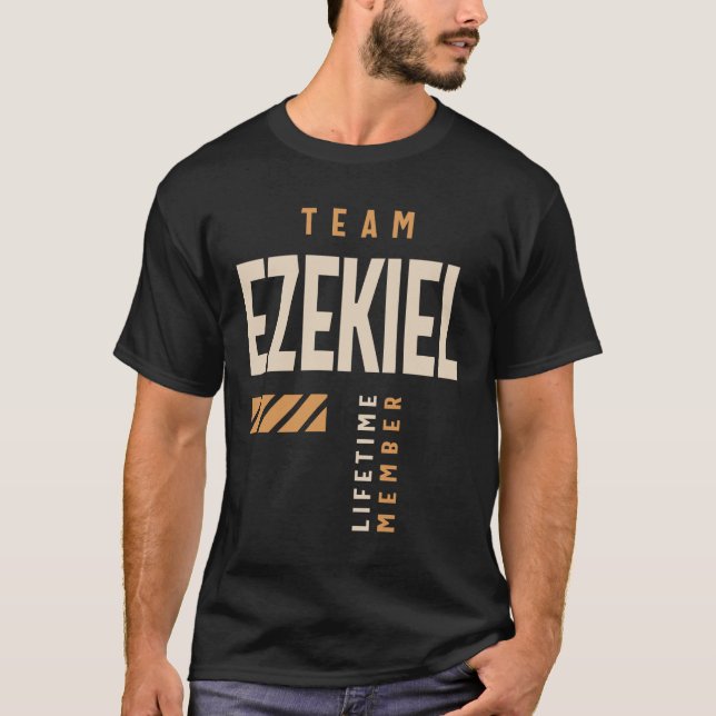 T-shirt Nom personnalisé Ezekiel - Drôle Ezekiel (Devant)