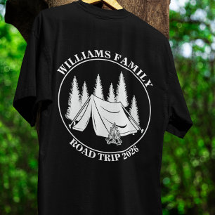 T-shirt nom personnalisé famille vacances montagne Voyage