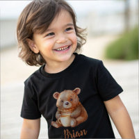 Nom personnalisé joli ours en peluche