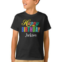 Nom personnalisé Joyeux cadeau d'anniversaire pers