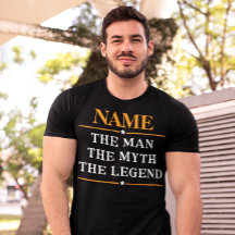Nom Personnalisé L'Homme Le Mythe La Légende