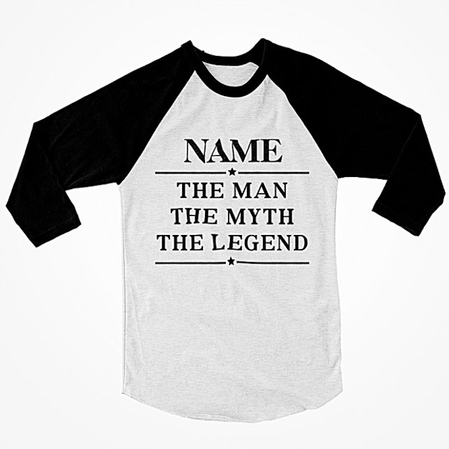 T-shirt Nom Personnalisé L'Homme Le Mythe La Légende (Créateur téléchargé)