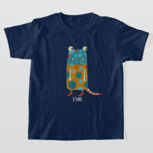 T-shirt Nom personnalisé mignon Monster Esme