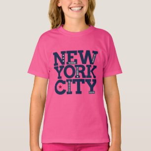 T-shirt Nom personnalisé New York City Typographie vêtemen
