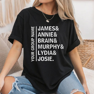 T-shirt Nom personnalisé Nom de l'équipe Nom de l'équipe C