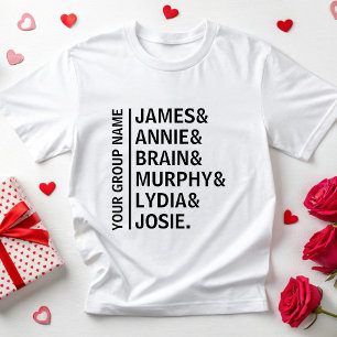 T-shirt Nom personnalisé Nom de l'équipe Nom de l'équipe C