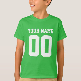 T-shirt Nom personnalisé Numéro Enfants Football Jersey Sh