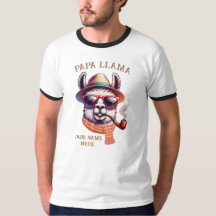 Nom personnalisé Papa Llama Fête des pères