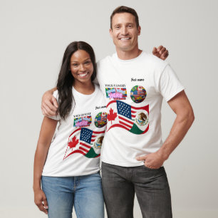 T-shirt Nom personnalisé pays & plus Supporter de football