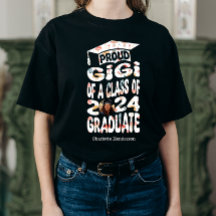 Nom personnalisé Photo Fière Gigi 2024 Diplômé