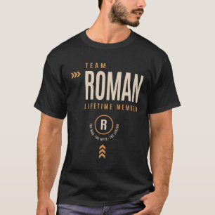 T-shirt Nom personnalisé romain - Funny Roman