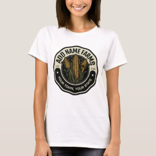 T-shirt Nom personnalisé Sweet Corn Garden Agricole