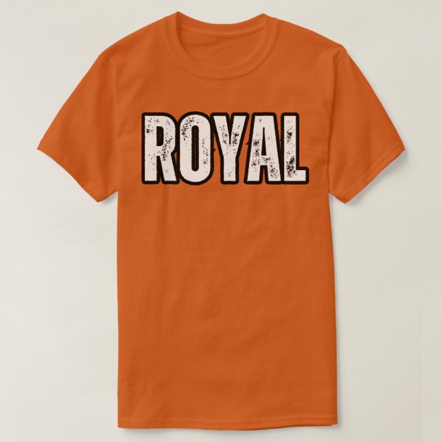 T-shirt Nom Royal Cadeau Anniversaire de Noël (Design devant)