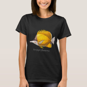 T-shirt Nom scientifique du poisson-papillon à long nez ja