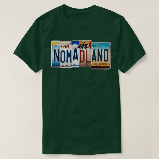 T-shirt Nomadland Registration (Design devant)