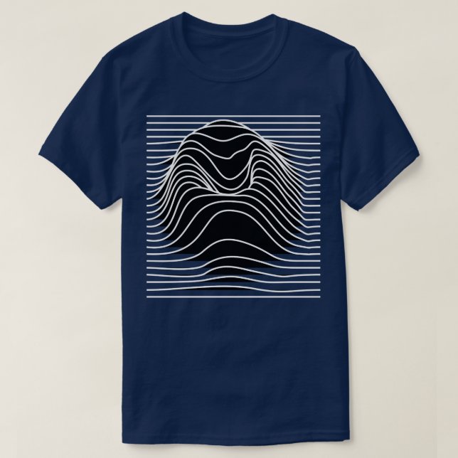 T-shirt nombre 0 lignes (Design devant)