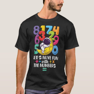 T-shirt Nombre Calculateur d'apprentissage costume match j