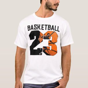 T-shirt Nombre de basket-ball 23