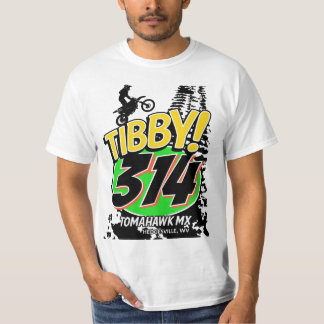 T-shirt Nombre de emballage de vélo de saleté de MX de