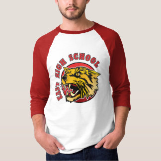 T-shirt Nombre de personnaliser - équipe est de lycée
