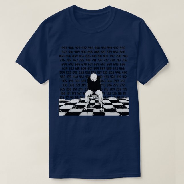 T-shirt Nombre Kaneki 1000 moins (Design devant)