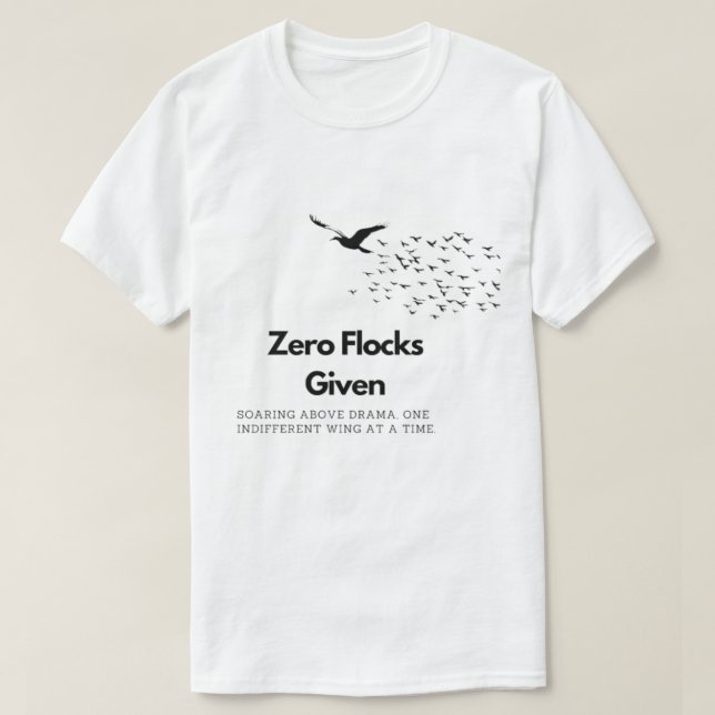 T-shirt Nombre zéro donné (Design devant)