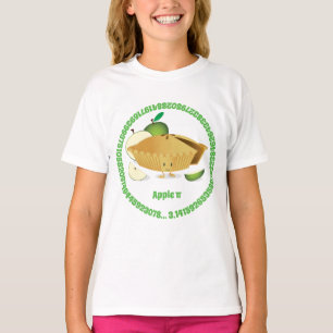 T-shirt Nombres de personnage de dessin animé de tarte au