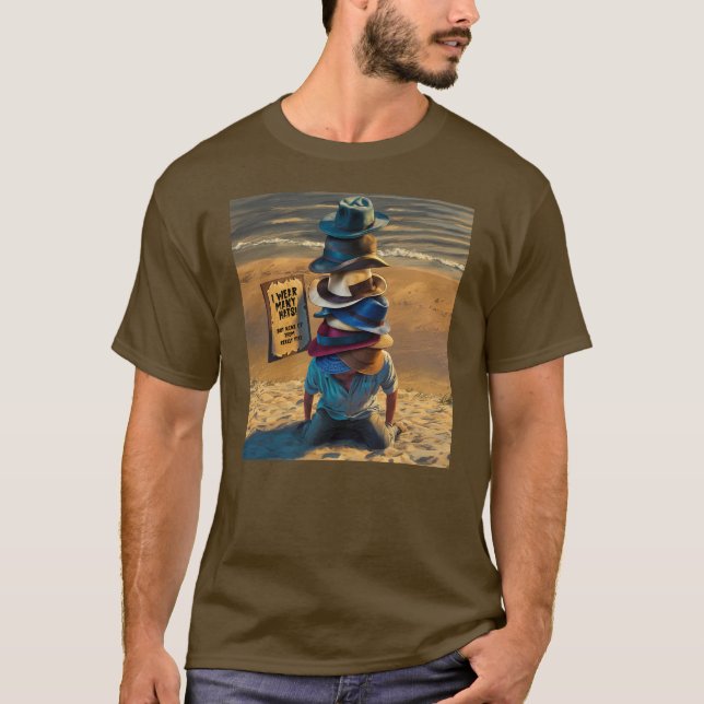 T-shirt Nombreux Casquettes (Devant)