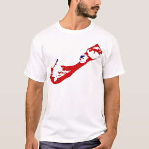 T-shirt Nomenclature de carte des Bermudes