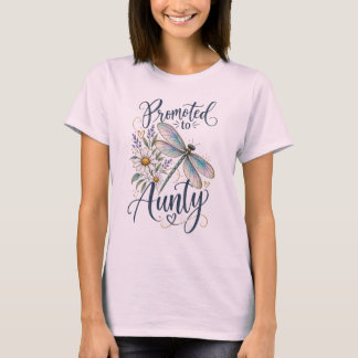T-shirt Nommée Tante Libellule Annonce de Grossesse