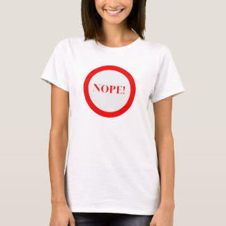 T-shirt Non !