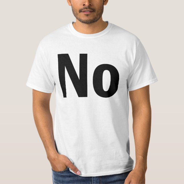 T-shirt Non (Devant)