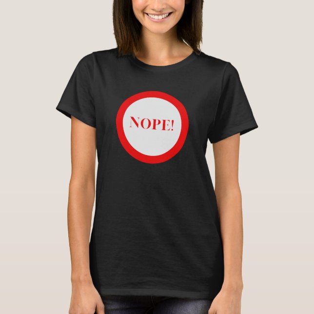 T-shirt Non ! (Devant)