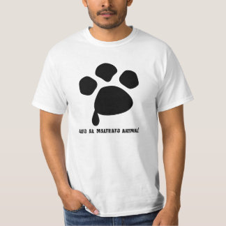 T-SHIRT NON À LE JE MALTRAITE ANIMAL