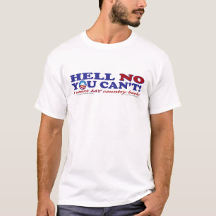 T-shirt Non à Obama-Logo