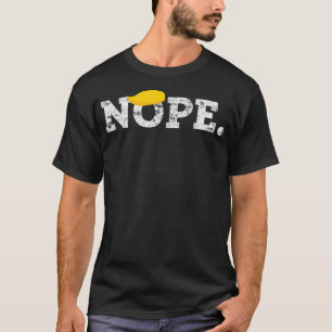 T-shirt Non Au Président Donald Trump Qui Ébranle Funny An