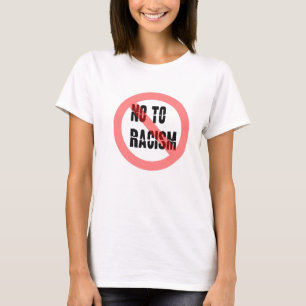 T-shirt Non Au Racisme   Slogan anti-racisme