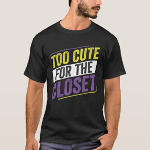 T-shirt Non binaire trop mignon pour le Closet LGBT Enby N